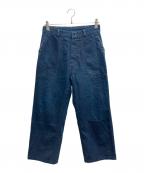 BUZZ RICKSON'Sバズリクソンズ）の古着「U.S.NAVY M-45デニムパンツ」｜インディゴ