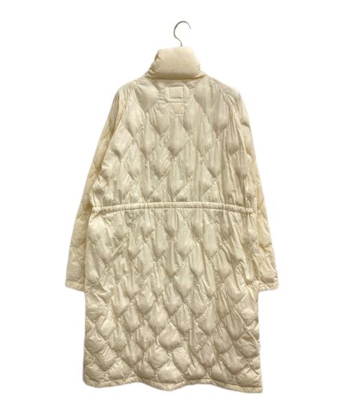 TAION（タイオン）TAION (タイオン) FREAK'S STORE (フリークストア) 別注 キルト スタンドカラー ロング ダウン アイボリー サイズ:ONEの古着・服飾アイテム