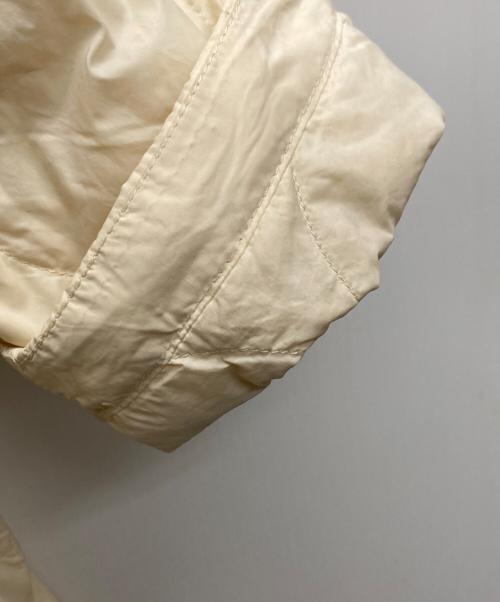 TAION（タイオン）TAION (タイオン) FREAK'S STORE (フリークストア) 別注 キルト スタンドカラー ロング ダウン アイボリー サイズ:ONEの古着・服飾アイテム