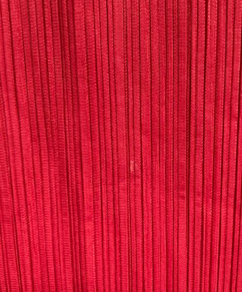 PLEATS PLEASE（プリーツプリーズ）PLEATS PLEASE (プリーツプリーズ) プリーツロングスカート レッド サイズ:2の古着・服飾アイテム