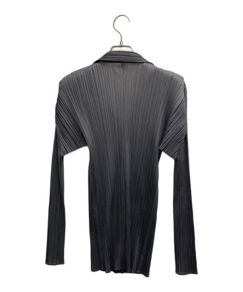 PLEATS PLEASE（プリーツプリーズ）PLEATS PLEASE (プリーツプリーズ) プリーツジャケット グレー サイズ:4の古着・服飾アイテム