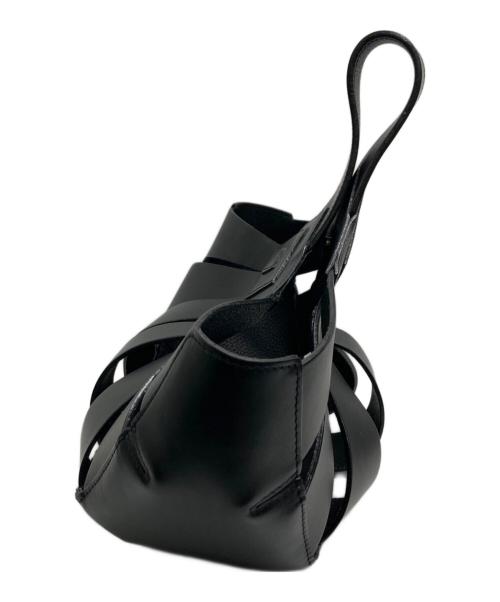 ikot（イコット）ikot (イコット) レザーバッグ ブラックの古着・服飾アイテム