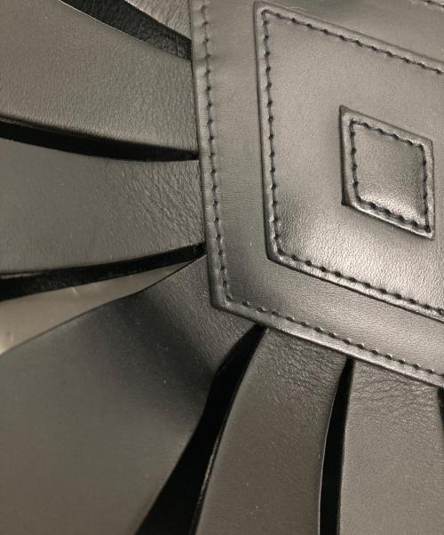 ikot（イコット）ikot (イコット) レザーバッグ ブラックの古着・服飾アイテム