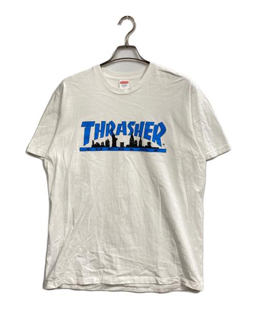 SUPREME（シュプリーム）Supreme (シュプリーム) THRASHER (スラッシャー) Skyline Tee ホワイト サイズ:Lの古着・服飾アイテム