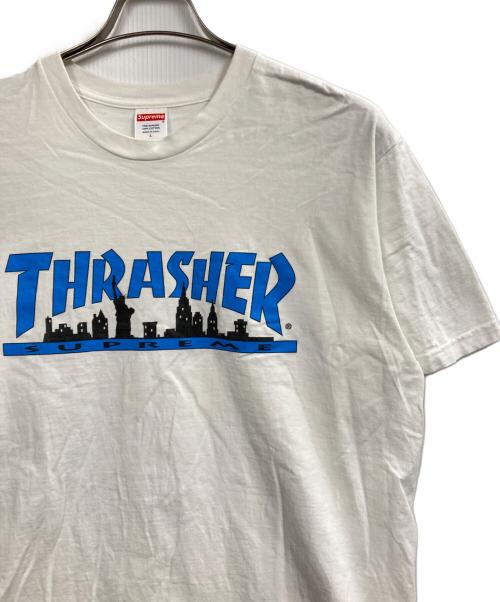 SUPREME（シュプリーム）Supreme (シュプリーム) THRASHER (スラッシャー) Skyline Tee ホワイト サイズ:Lの古着・服飾アイテム