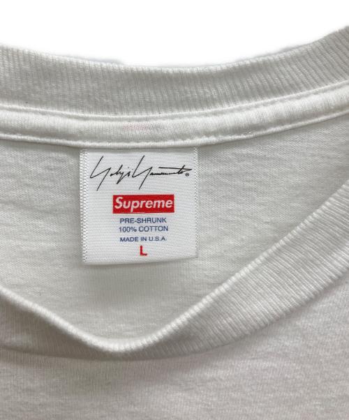 SUPREME（シュプリーム）SUPREME (シュプリーム) YOHJI YAMAMOTO (ヨウジヤマモト) Scribble Portrait Tee ホワイト サイズ:Lの古着・服飾アイテム