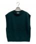 226 3129 5000（ツツムサイフクゴセン）の古着「カシミヤブレンドニットベスト」｜グリーン