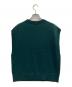 226 3129 5000 (ツツムサイフクゴセン) カシミヤブレンドニットベスト グリーン サイズ:free：4500円