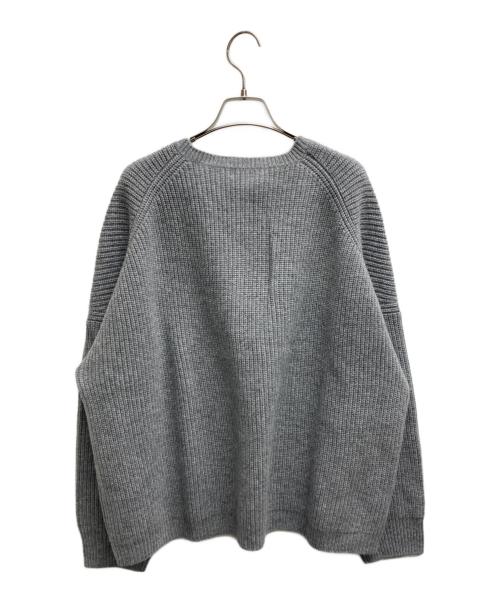 theory（セオリー）theory (セオリー) OS VNECK PO LANA CASH セーター グレー サイズ:Mの古着・服飾アイテム