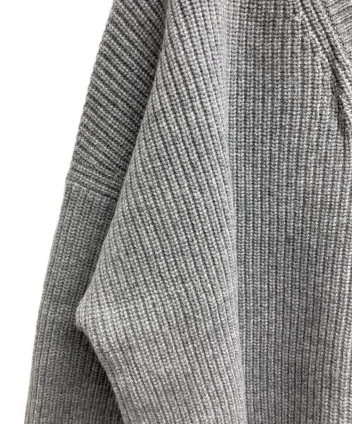 theory（セオリー）theory (セオリー) OS VNECK PO LANA CASH セーター グレー サイズ:Mの古着・服飾アイテム
