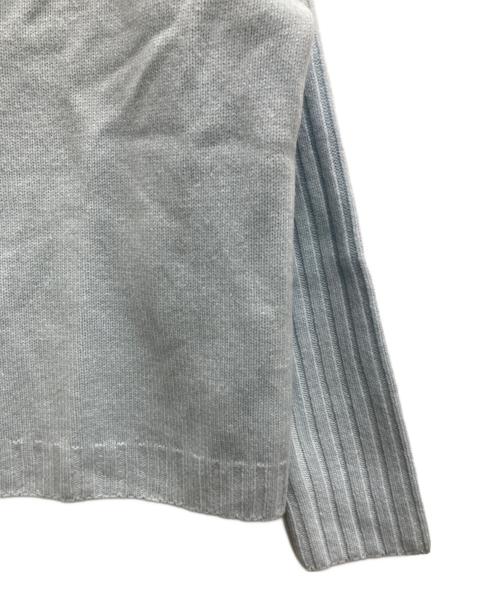 theory luxe（セオリーリュクス）theory luxe (セオリーリュクス) MORBI JAY ウールカシミヤニット ライトブルー サイズ:38の古着・服飾アイテム