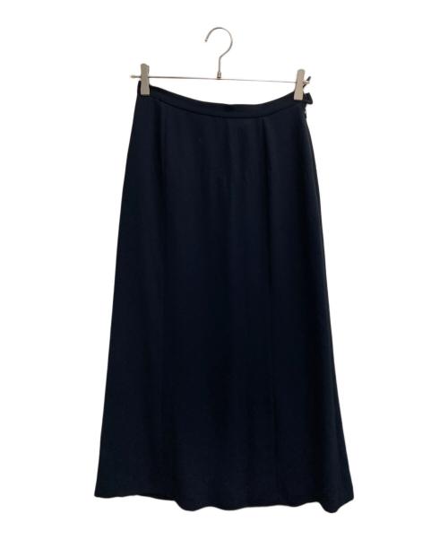 MaxMara（マックスマーラ）MaxMara (マックスマーラ) ロングスカート ネイビー サイズ:42の古着・服飾アイテム