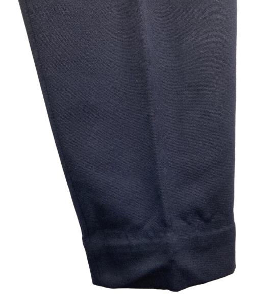 MaxMara（マックスマーラ）MaxMara (マックスマーラ) ウールセンタープレスパンツ ネイビー サイズ:40の古着・服飾アイテム