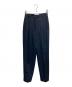 MaxMara（マックスマーラ）の古着「ウールセンタープレスパンツ」｜ネイビー