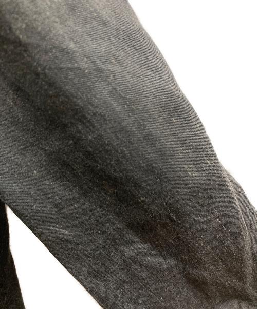 Y's（ワイズ）Y's (ワイズ) ノーカラーステッチジャケット グレー サイズ:FREEの古着・服飾アイテム