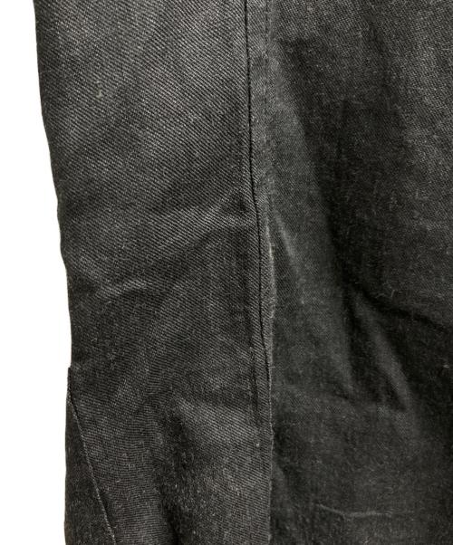 Y's（ワイズ）Y's (ワイズ) ノーカラーステッチジャケット グレー サイズ:FREEの古着・服飾アイテム