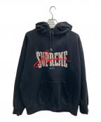 SUPREMEシュプリーム）の古着「Embroidered Chenille Hooded」｜ブラック
