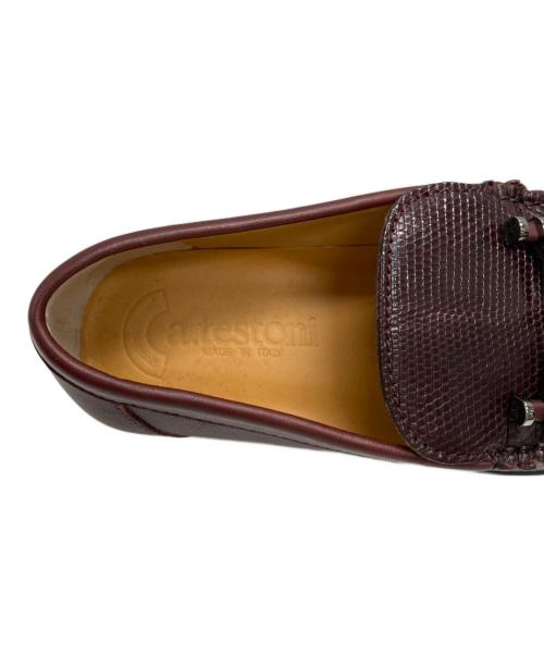 a.testoni（アテストーニ）a.testoni (アテストーニ) ローファー ブラウン サイズ:6.5の古着・服飾アイテム