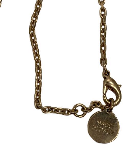 DOLCE & GABBANA（ドルチェ＆ガッバーナ）DOLCE & GABBANA (ドルチェ＆ガッバーナ) ロングネックレス クロス コイン ゴールド×シルバーカラーの古着・服飾アイテム