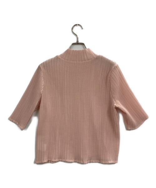 LOUNIE（ルーニー）LOUNIE (ルーニー) kanakosato (カナコサトウ) プリーツブラウス ピンク サイズ:38の古着・服飾アイテム