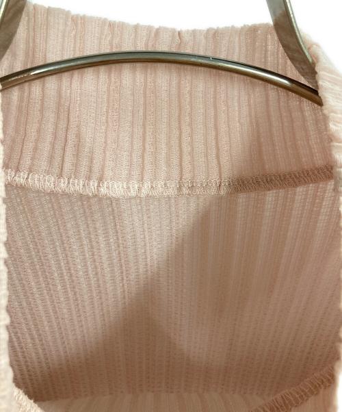 LOUNIE（ルーニー）LOUNIE (ルーニー) kanakosato (カナコサトウ) プリーツブラウス ピンク サイズ:38の古着・服飾アイテム
