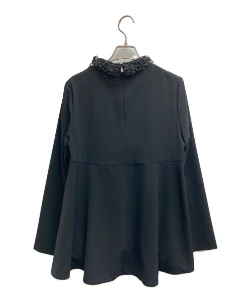 UNITED ARROWS TOKYO（ユナイテッドアローズトウキョウ）UNITED ARROWS TOKYO (ユナイテッドアローズトウキョウ) FEEL CLEAN 2WAY ブラウス ブラック サイズ:38の古着・服飾アイテム