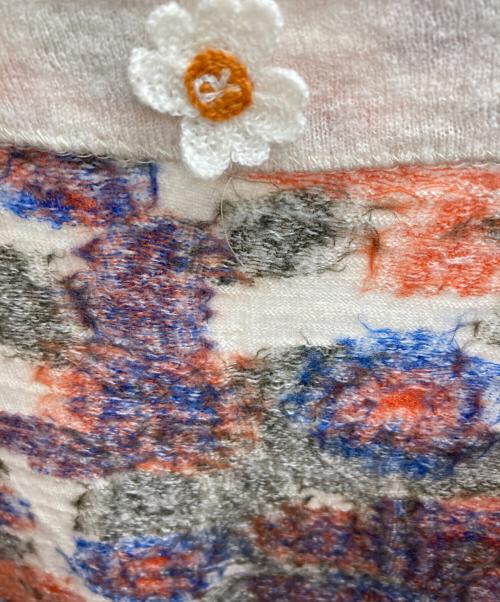 45R（フォーティファイブ・アール）45R (フォーティファイブ・アール) フラワーモチーフドレス マルチカラーの古着・服飾アイテム