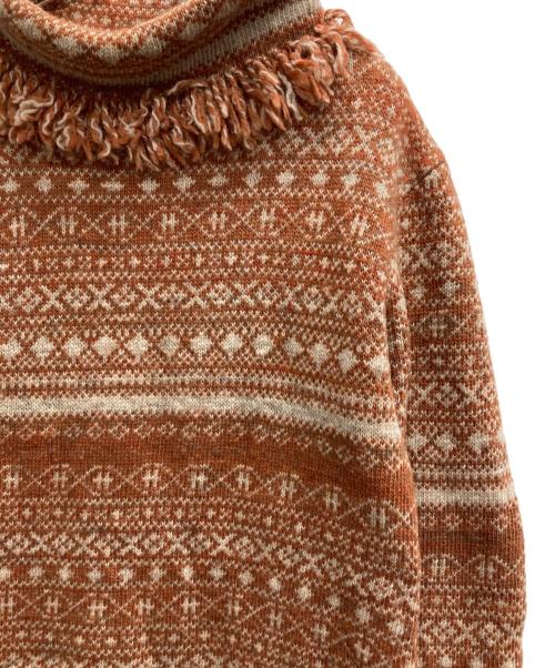 45R（フォーティファイブ・アール）45R (フォーティファイブ・アール) ニットワンピース オレンジ サイズ:3の古着・服飾アイテム