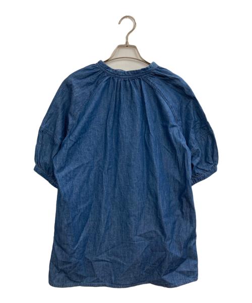 23区denim（ニジュウサンク デニム）23区denim (ニジュウサンク デニム) デニムブラウス インディゴ サイズ:32の古着・服飾アイテム