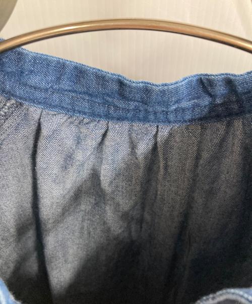 23区denim（ニジュウサンク デニム）23区denim (ニジュウサンク デニム) デニムブラウス インディゴ サイズ:32の古着・服飾アイテム