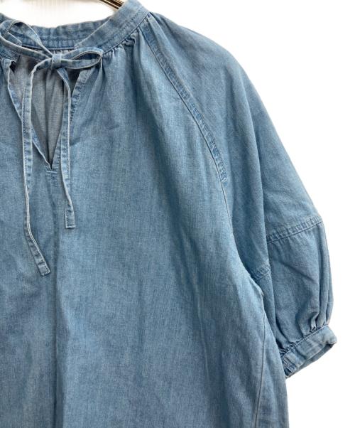 23区denim（ニジュウサンク デニム）23区denim (ニジュウサンク デニム) デニムブラウス インディゴ サイズ:32の古着・服飾アイテム