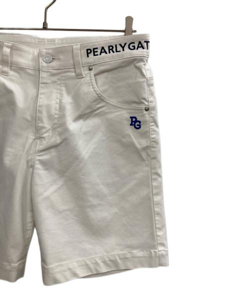 PEARLY GATES（パーリーゲイツ）PEARLY GATES (パーリーゲイツ) ハーフパンツ ホワイト サイズ:Sの古着・服飾アイテム