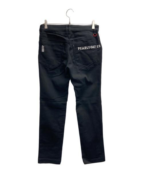 PEARLY GATES（パーリーゲイツ）PEARLY GATES (パーリーゲイツ) カルゼストレッチパンツ ブラック サイズ:3の古着・服飾アイテム