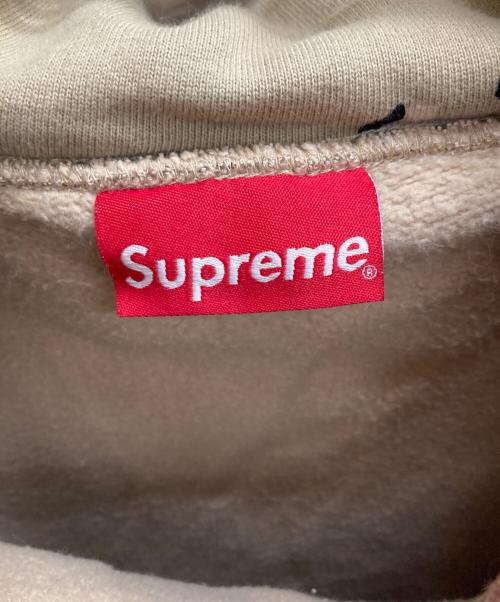 SUPREME（シュプリーム）Supreme (シュプリーム) Rib Hooded Sweatshirt ベージュ サイズ:Mの古着・服飾アイテム