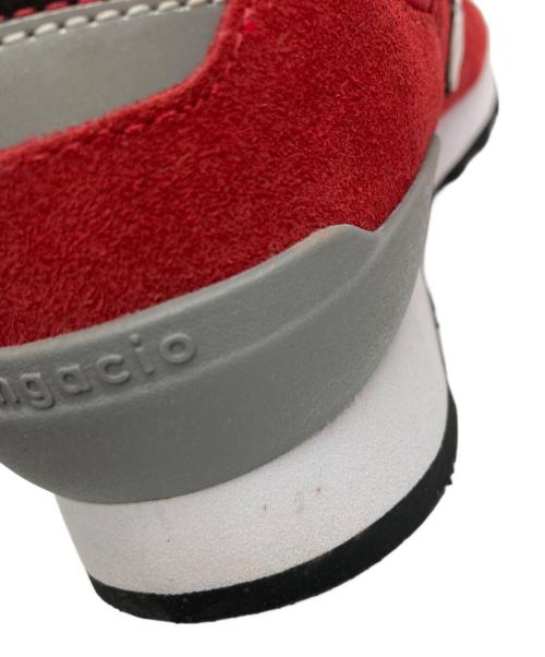 Sangacio（サンガッチョ）Sangacio (サンガッチョ) にゅ～ずローカットスニーカー レッド サイズ:２７の古着・服飾アイテム
