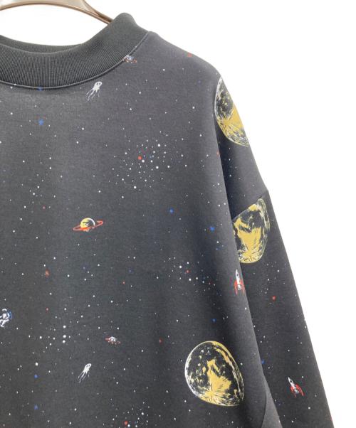 Marble SUD（マーブルシュッド）Marble SUD (マーブルシュッド) 宇宙柄スウェット ブラック サイズ:Freeの古着・服飾アイテム
