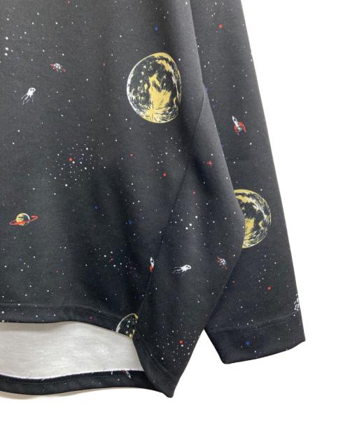 Marble SUD（マーブルシュッド）Marble SUD (マーブルシュッド) 宇宙柄スウェット ブラック サイズ:Freeの古着・服飾アイテム