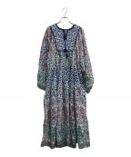 SLOBE IENAスローブ イエナ）の古着「インドパネルティアードワンピース」｜ブルー