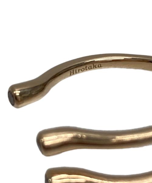 hirotaka（ヒロタカ）Hirotaka (ヒロタカ) Droseraダイヤモンドカフリング サイズ:16号の古着・服飾アイテム