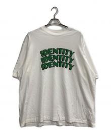 blurhms ROOTSTOCK（ブラームスルーツストック）の古着「IDENTITY プリントＴシャツ」｜ホワイト