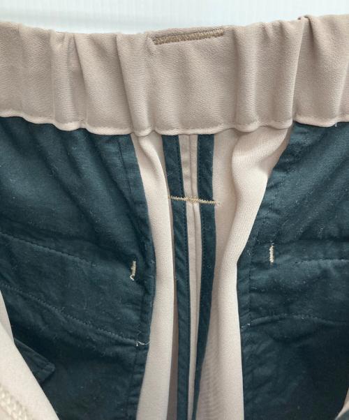 CULLNI（クルニ）CULLNI (クルニ) Double Satin 2 Tuck Wide Pants with Long Belt ベージュ サイズ:2の古着・服飾アイテム