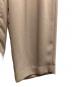 中古・古着 CULLNI (クルニ) Double Satin 2 Tuck Wide Pants with Long Belt ベージュ サイズ:2：5000円