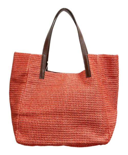 russet（ラシット）russet (ラシット) 24SS ラフィア 2way トートバッグ オレンジの古着・服飾アイテム