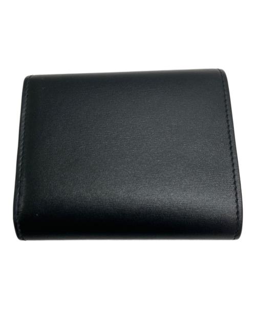 CELINE（セリーヌ）CELINE (セリーヌ) スモール フラップウォレット トリオンフ / シャイニーカーフスキン ブラックの古着・服飾アイテム