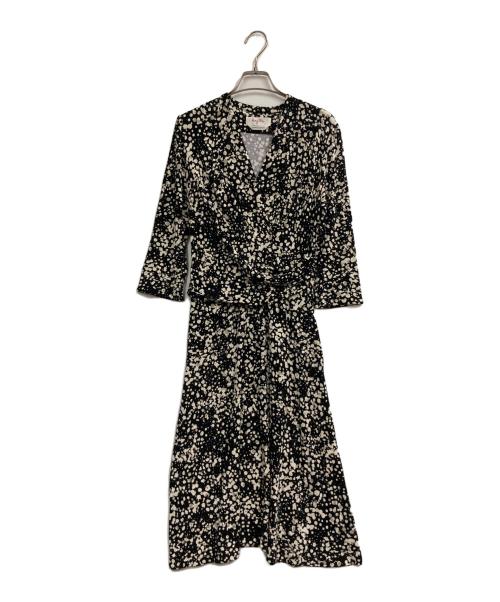 kay me（ケイミー）kay me (ケイミー) ストレッチドレープワンピース ブラック サイズ:9の古着・服飾アイテム