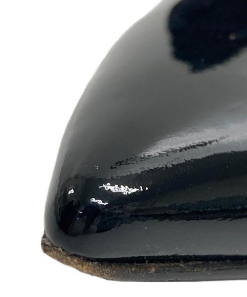 PRADA（プラダ）PRADA (プラダ) エナメルリボンパンプス ブラック サイズ:37 1/2の古着・服飾アイテム