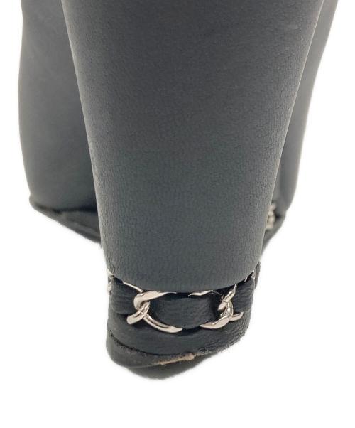 CHANEL（シャネル）CHANEL (シャネル) ヒールパンプス ブラック サイズ:37の古着・服飾アイテム