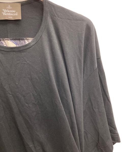 Vivienne Westwood man（ヴィヴィアン ウェストウッド マン）Vivienne Westwood man (ヴィヴィアン ウェストウッド マン) ドッキングTシャツ ブラック サイズ:表記なしの古着・服飾アイテム