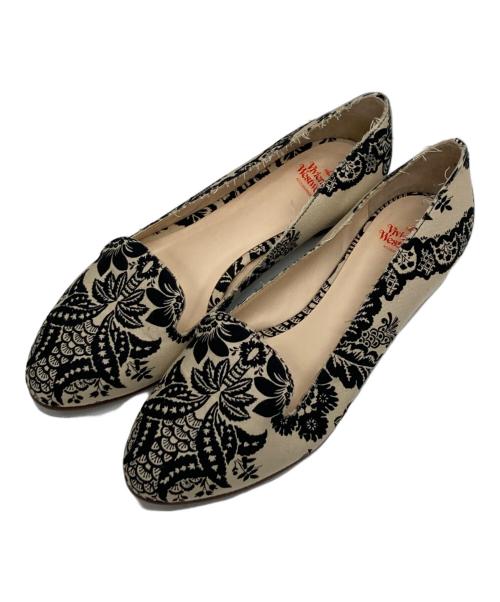 Vivienne Westwood（ヴィヴィアンウエストウッド）Vivienne Westwood (ヴィヴィアンウエストウッド) オペラシューズ ベージュ サイズ:39の古着・服飾アイテム