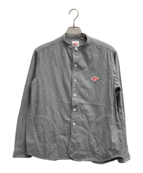 DANTON（ダントン）DANTON (ダントン) バンドカラーシャツ グレー サイズ:40の古着・服飾アイテム